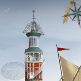 Winstanley's 1st Eddystone Lighthouse Print