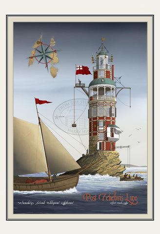 Winstanley's 2nd Eddystone Lighthouse Print