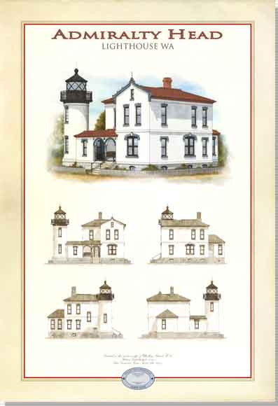 Admiralty Head Lighthouse Limited Edition Print