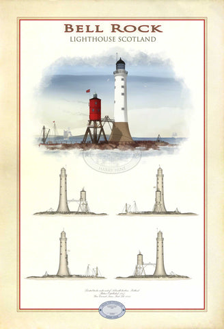 Bell Rock Lighthouse Limited Edition Print
