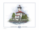 Saginaw River Rear Range Lighthouse Open Edition Print