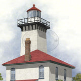 Saginaw River Rear Range Lighthouse Limited Edition Print