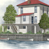 Saginaw River Rear Range Lighthouse Limited Edition Print
