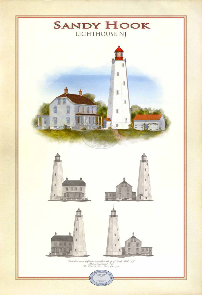 Sandy Hook Lighthouse Limited Edition Print