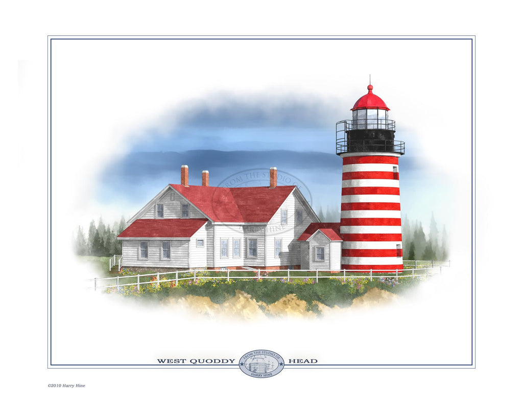 West Quoddy Head Lighthouse Open Edition Print