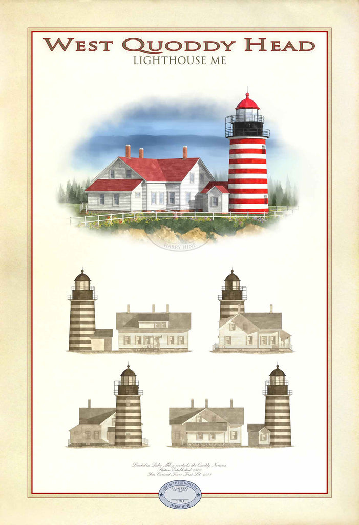 West Quoddy Head Lighthouse Limited Edition Print